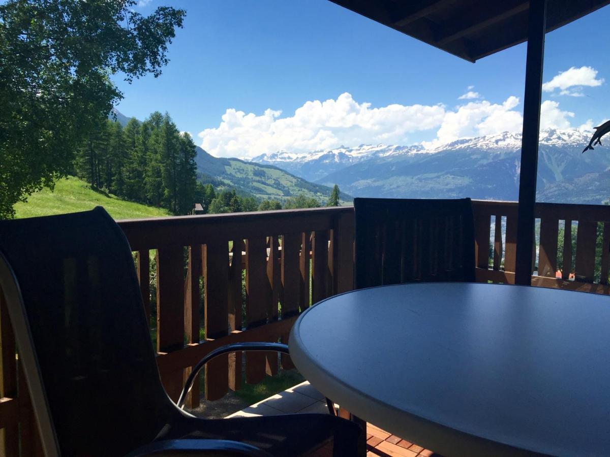 Bürchen Ferienwohnung Im Chalet Firn - Og מראה חיצוני תמונה