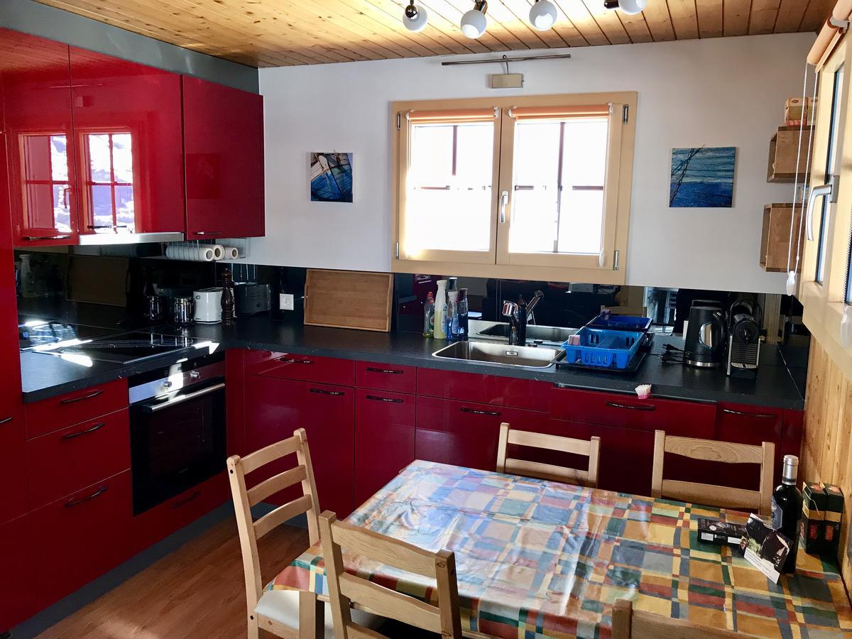 Bürchen Ferienwohnung Im Chalet Firn - Og מראה חיצוני תמונה
