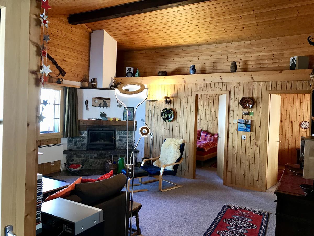 Bürchen Ferienwohnung Im Chalet Firn - Og מראה חיצוני תמונה
